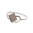 Kép 1/3 - Nemesacél karkötő alap 20 x 20 mm négyzet foglalattal