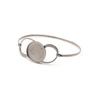 Nemesacél karkötő alap 20 mm